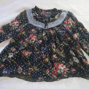 Needle & Thread Top 6 Winter Forest Chiffon